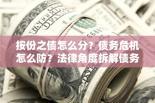 北京按份之债怎么分？债务危机怎么防？法律角度拆解债务分配与风险自保指南