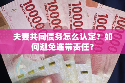 北京夫妻共同债务怎么认定？如何避免连带责任？