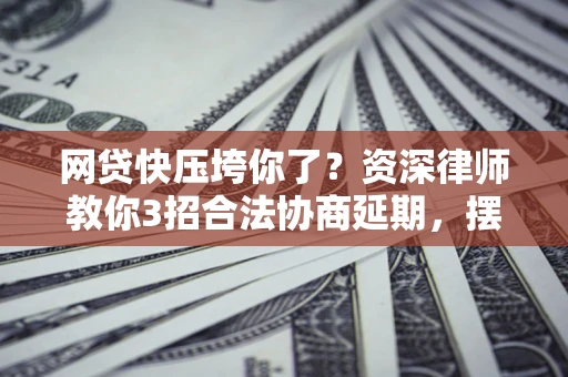 北京网贷快压垮你了？资深律师教你3招合法协商延期，摆脱暴力催收！