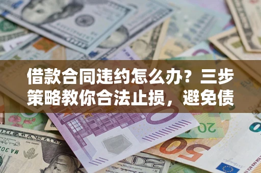 北京借款合同违约怎么办？三步策略教你合法止损，避免债务危机升级